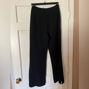 St John wide leg w side split Pants